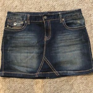 Denim miniskirt